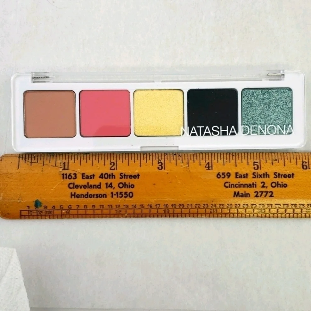 NATASHA Denona Jubilee 5 Eyeshadow Pallette NIB Vibrant Colors